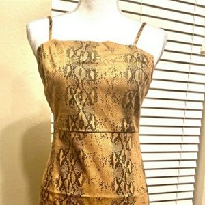 Snake Print Dress